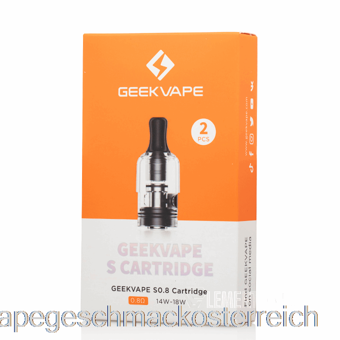 Geek Vape S Ersatzpods 0,8 Ohm S Pods Vape Geschmack